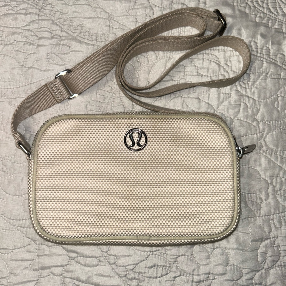 Lululemon Athletica Cream Crossbody Bag
